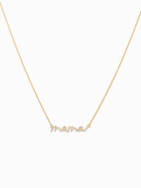 Cursive Mama necklace- gold